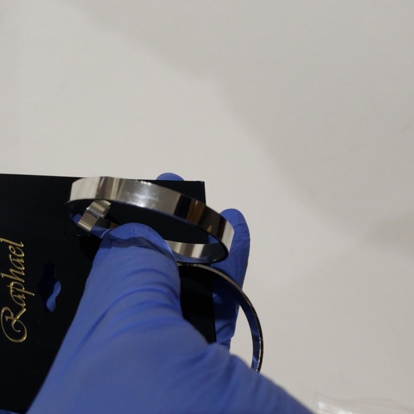 Elegant Silver Tone Chunky Hoop 2-inch drop Earrings - Women's Fashion Jewelry - Picture 8 of 8